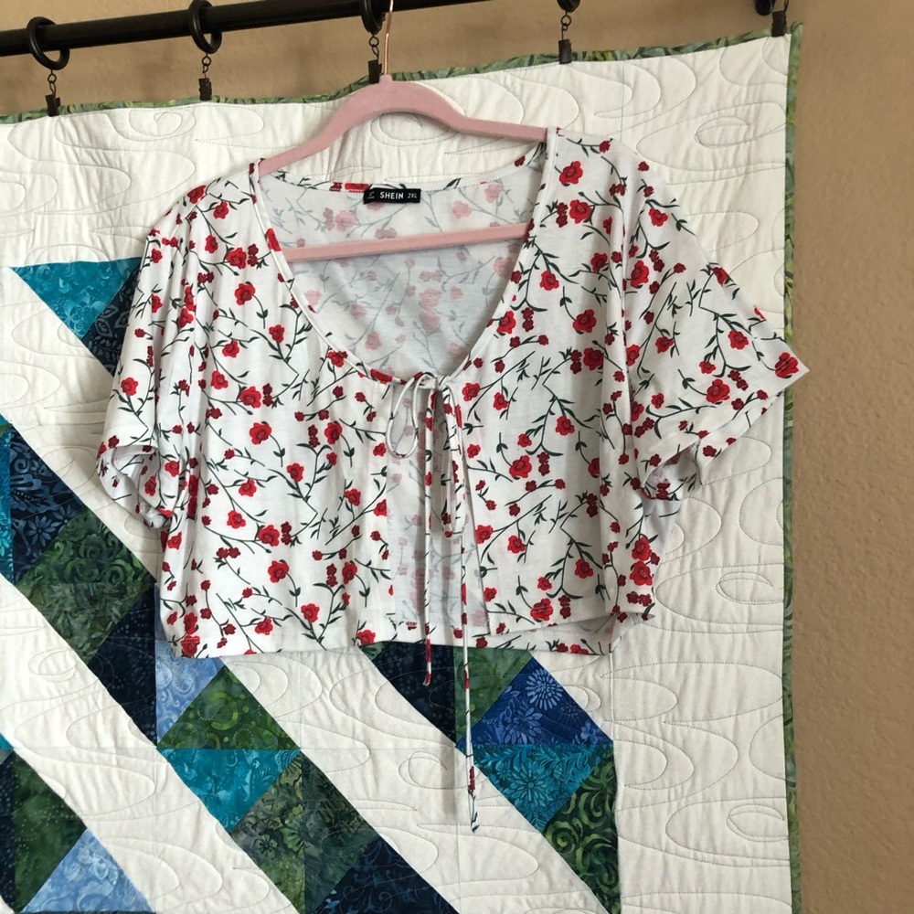 Shein tie top